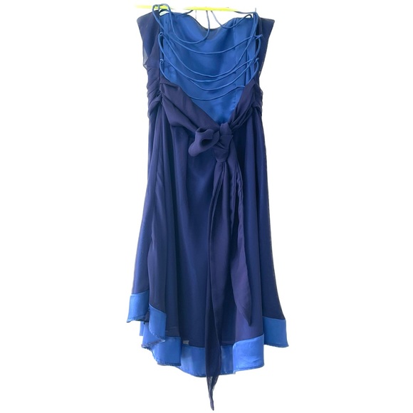 Backless Formal Dress with Spaghetti Straps and Crossback String - Picture 2 of 15